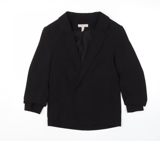 Womens UK Size 8 H&M Black Jacket