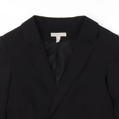 Womens UK Size 8 H&M Black Jacket