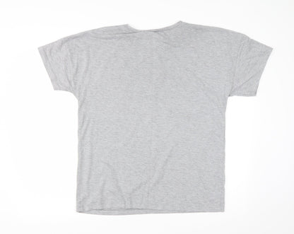 George Womens Grey  Cotton  Pyjama Top Size 10   - friends