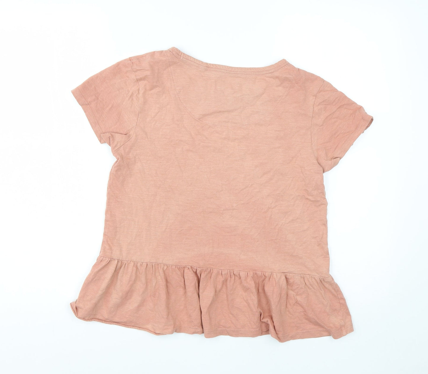 Womens UK Size S NEXT Pink Basic T-Shirt