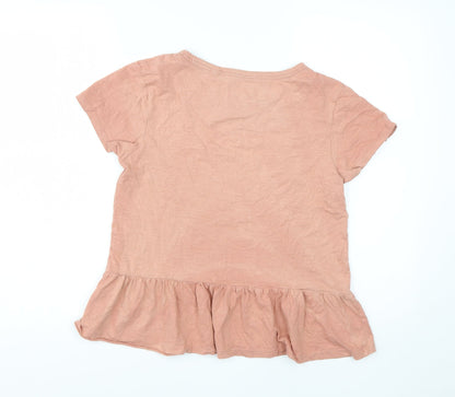 Womens UK Size S NEXT Pink Basic T-Shirt