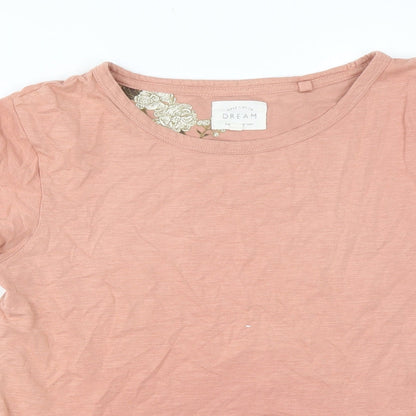 Womens UK Size S NEXT Pink Basic T-Shirt
