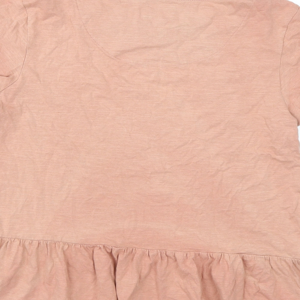 Womens UK Size S NEXT Pink Basic T-Shirt