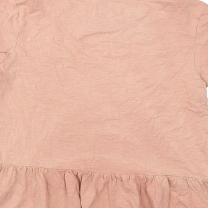 Womens UK Size S NEXT Pink Basic T-Shirt