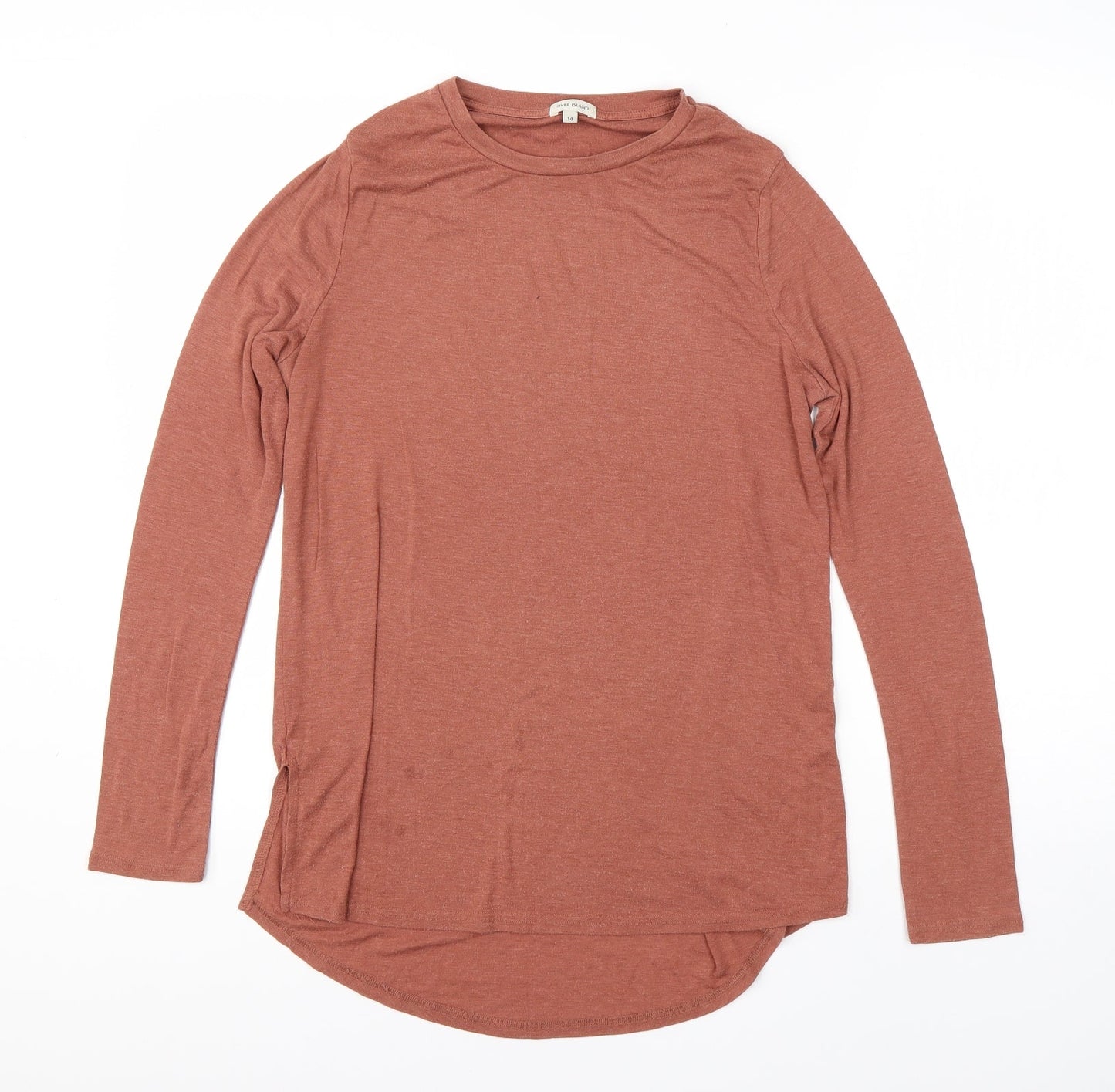 Womens UK Size 14 River Island Orange Pullover Jumper