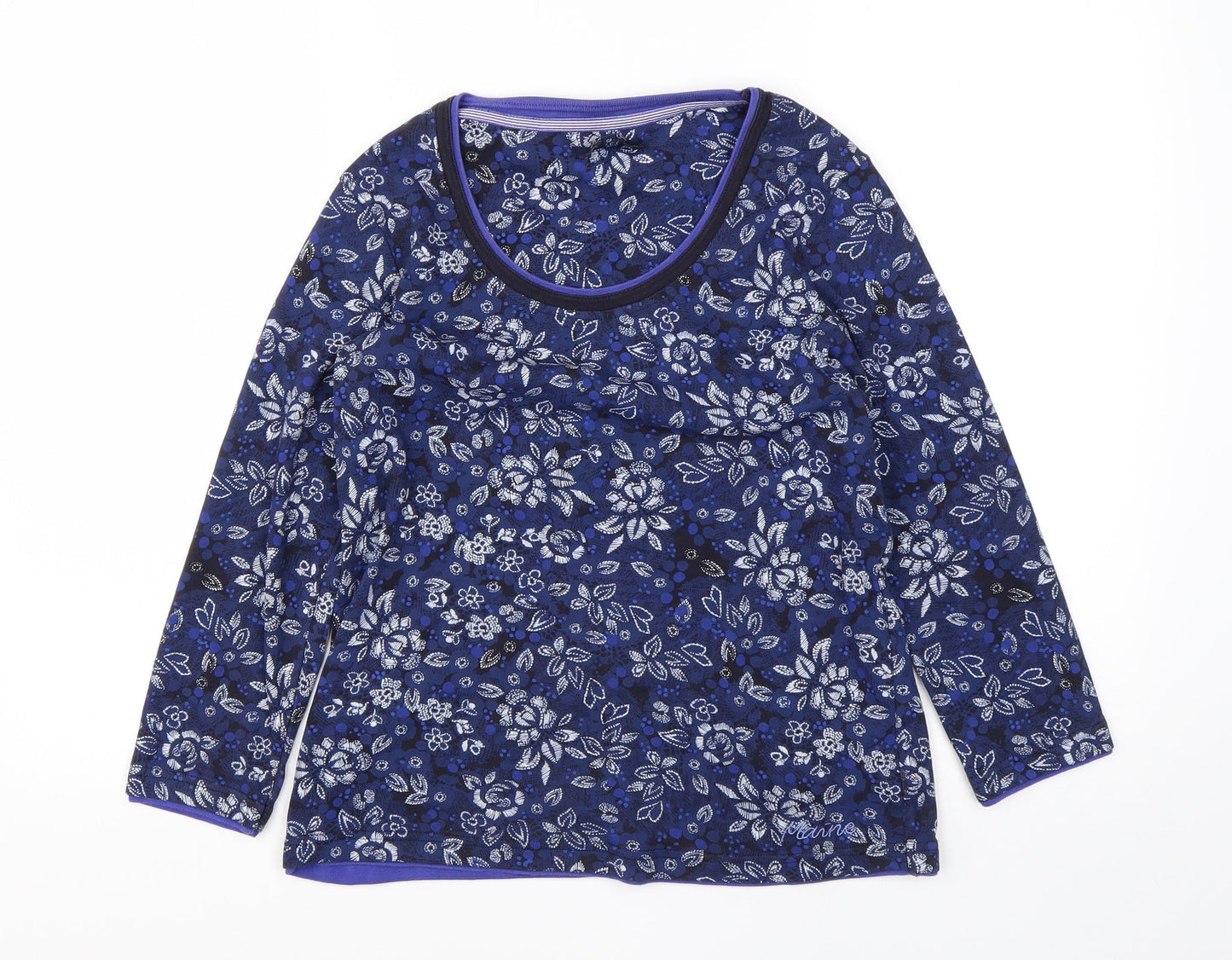 Womens UK Size 12 Debenhams Blue Pullover Jumper