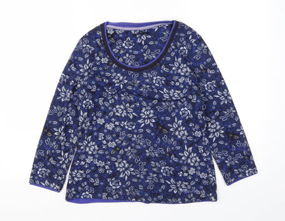 Womens UK Size 12 Debenhams Blue Pullover Jumper