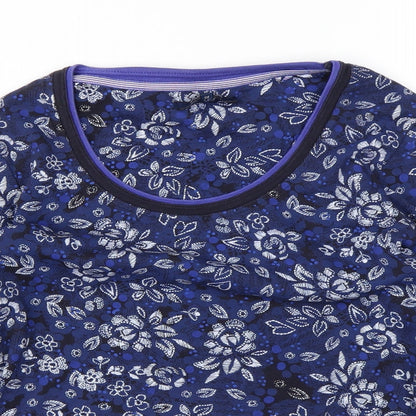 Womens UK Size 12 Debenhams Blue Pullover Jumper