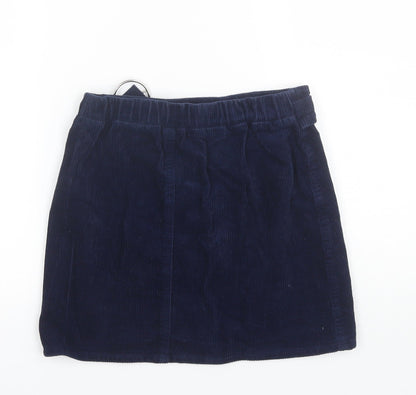 Denim Co. Girls Blue  Cotton Mini Skirt Size 10-11 Years  Regular