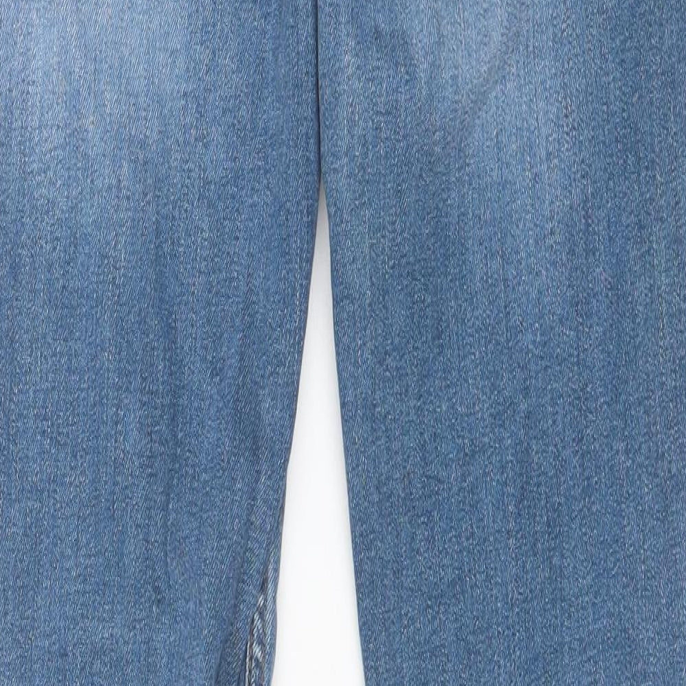 George Mens Blue  Cotton Skinny Jeans Size 30 L30 in Regular