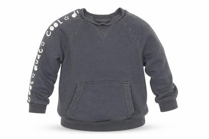 Front view of George Baby Grey Cotton jumper, size 18-24, Months
