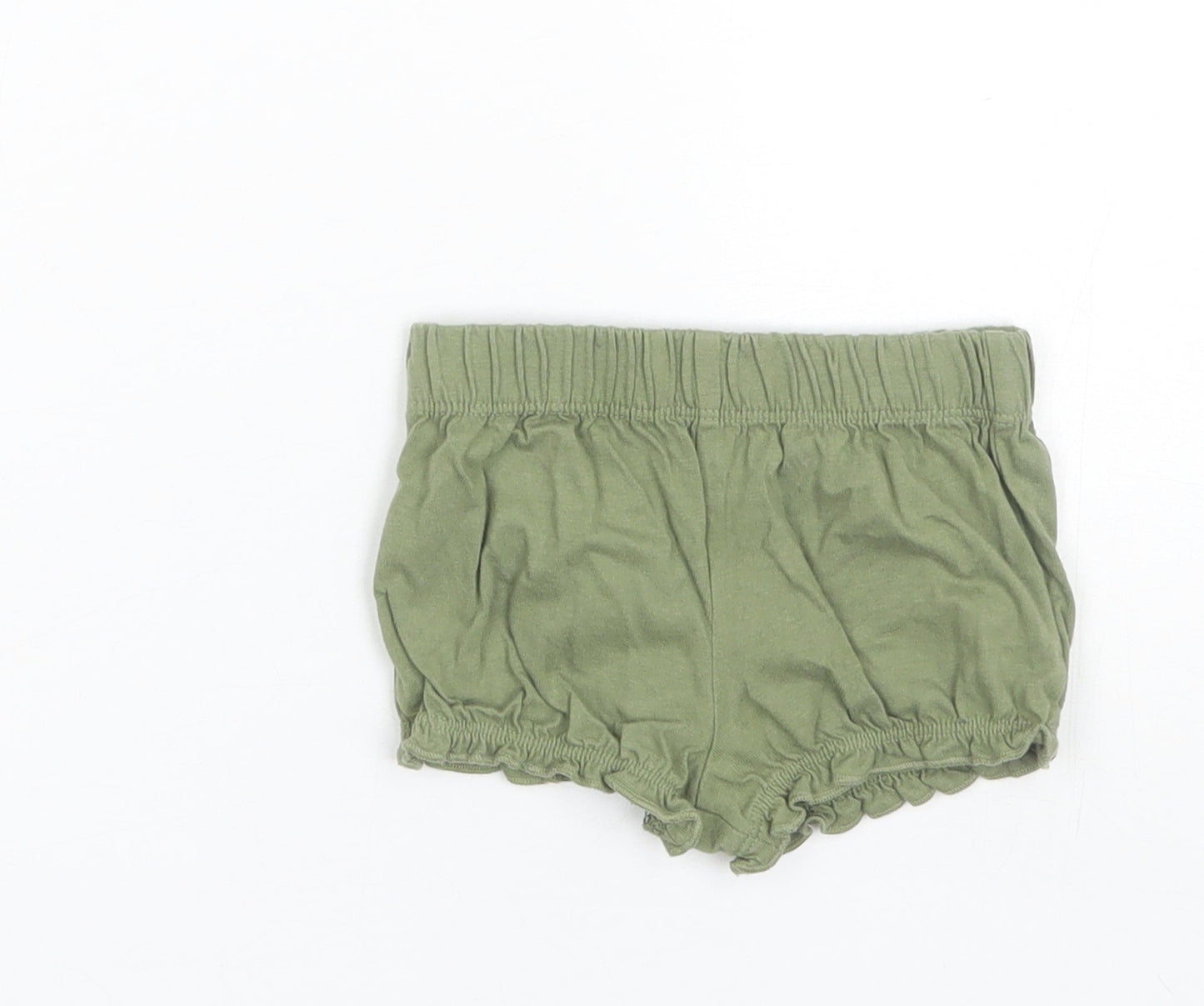 F&F Baby Green  Cotton Jogger Trousers Size 6-9 Months