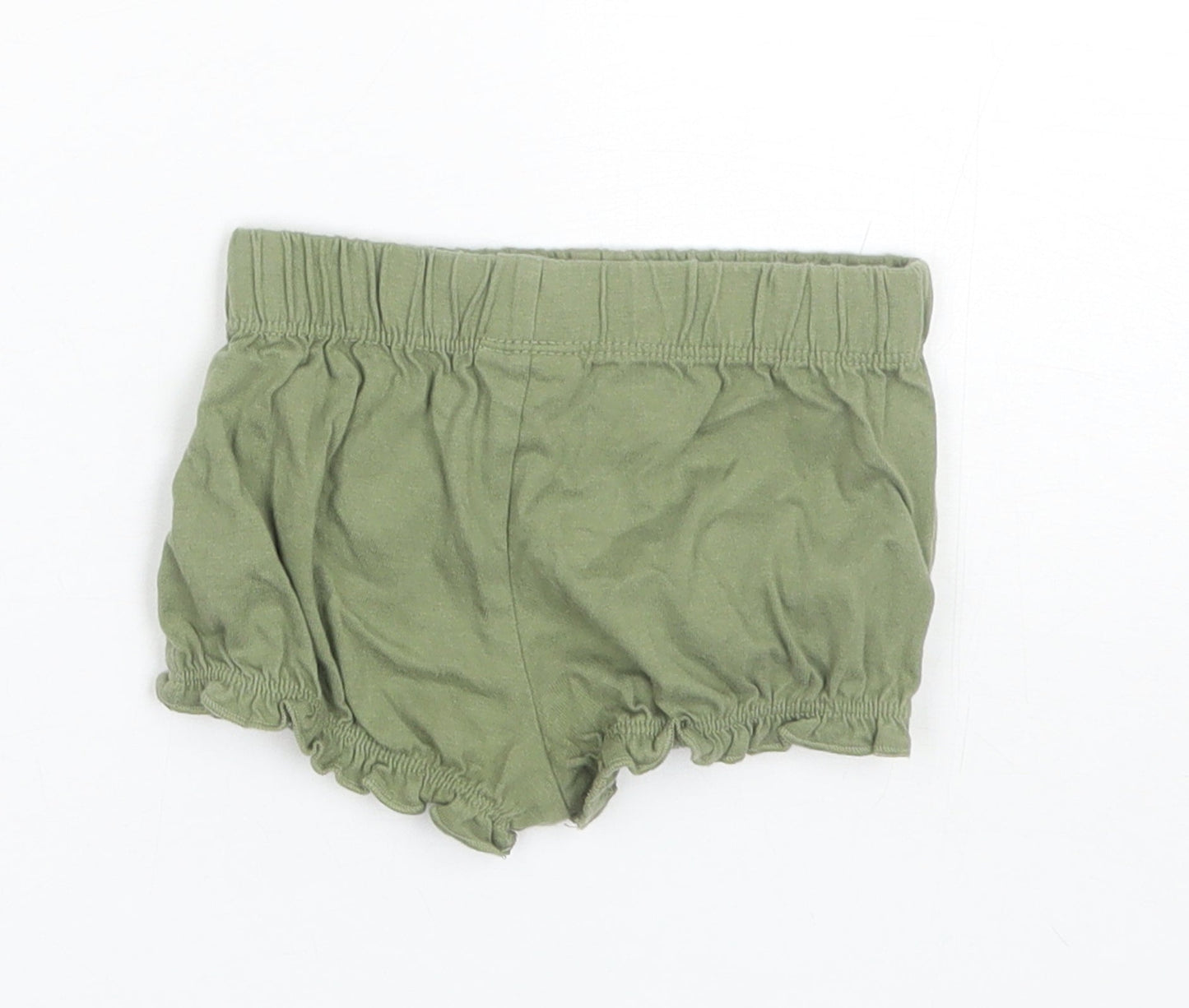 F&F Baby Green  Cotton Jogger Trousers Size 6-9 Months