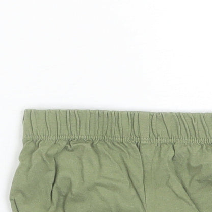 F&F Baby Green  Cotton Jogger Trousers Size 6-9 Months