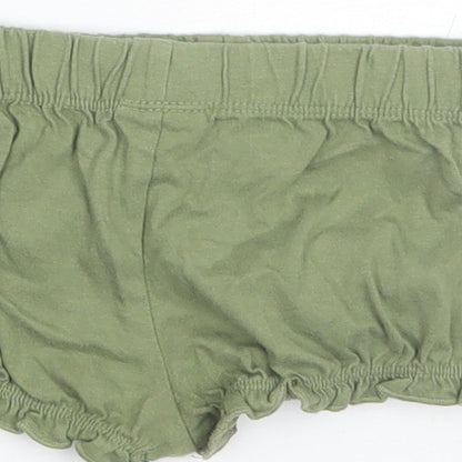 F&F Baby Green  Cotton Jogger Trousers Size 6-9 Months