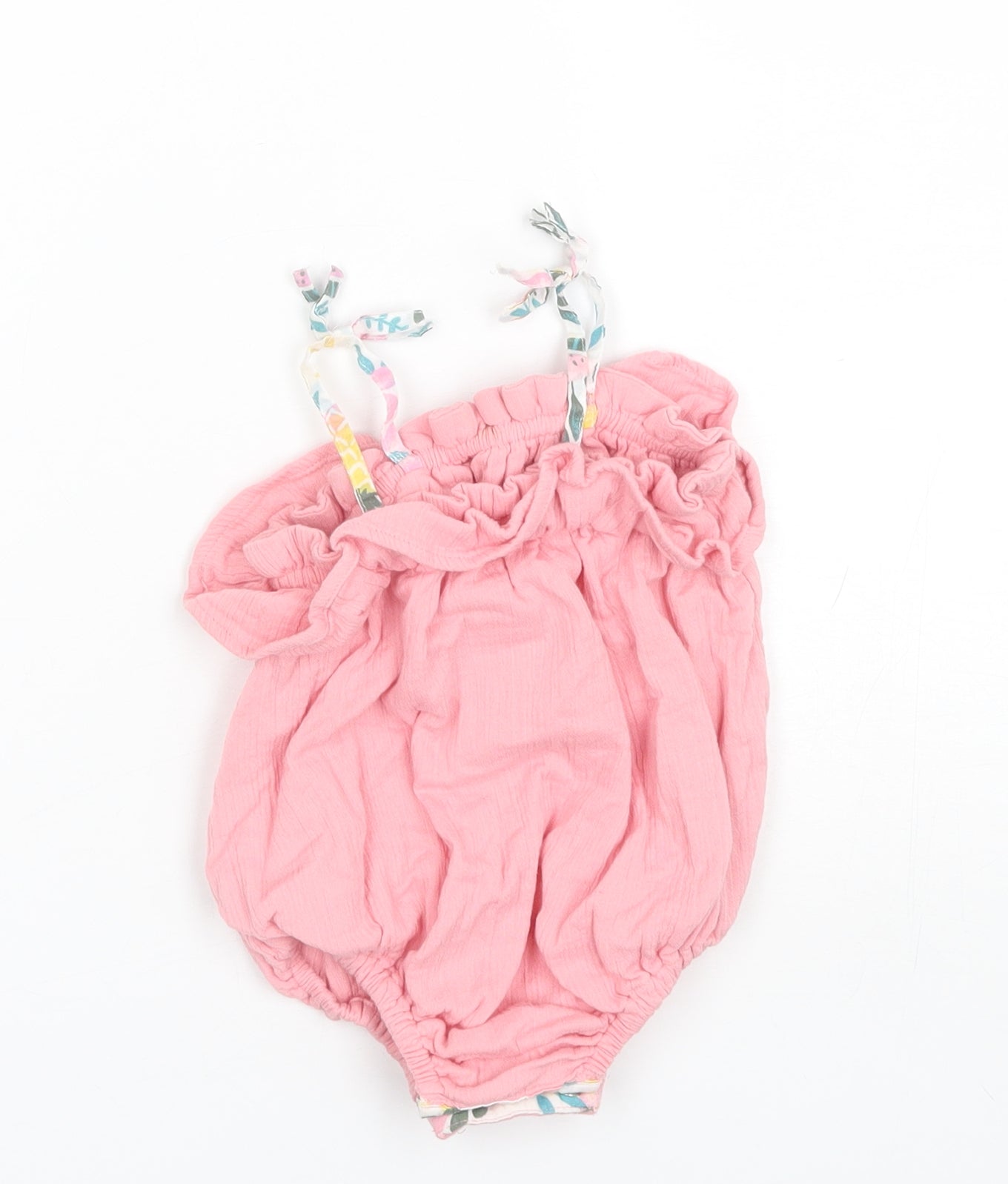 Tommy Bahama Baby Pink  Cotton Romper One-Piece Size 12 Months