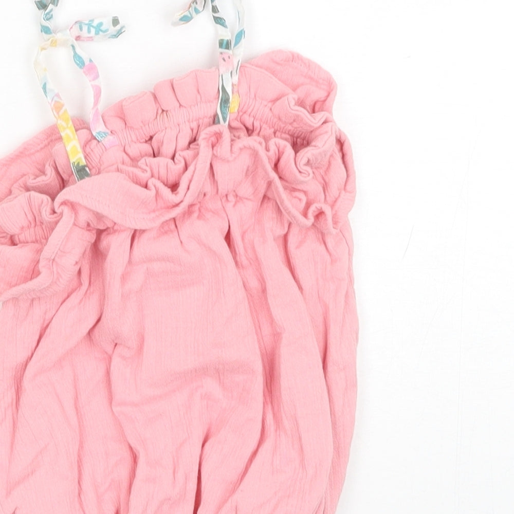 Tommy Bahama Baby Pink  Cotton Romper One-Piece Size 12 Months