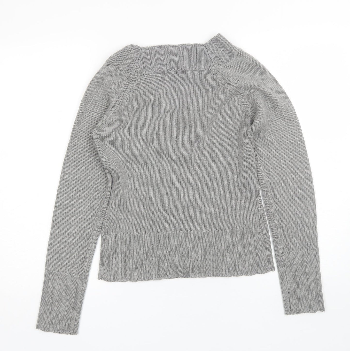 Womens UK Size 4 Redoute Grey Pullover Jumper