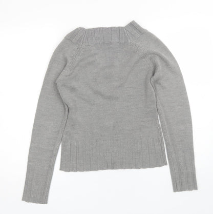 Womens UK Size 4 Redoute Grey Pullover Jumper