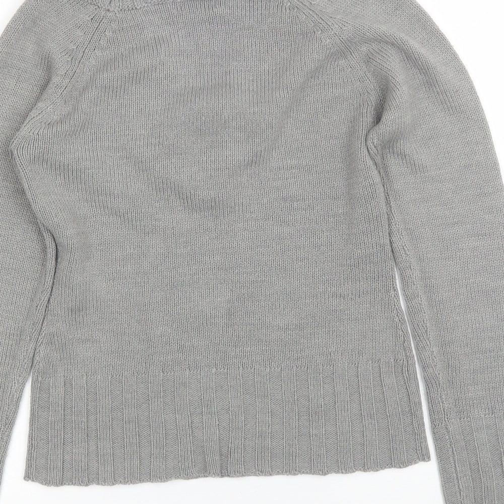 Womens UK Size 4 Redoute Grey Pullover Jumper