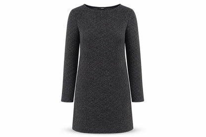 George Womens Grey  Polyester Shift  Size M  Round Neck