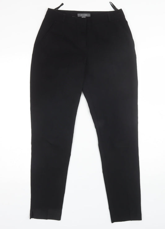 Primark Womens Black  Polyester Dress Pants Trousers Size 8 L28 in Regular