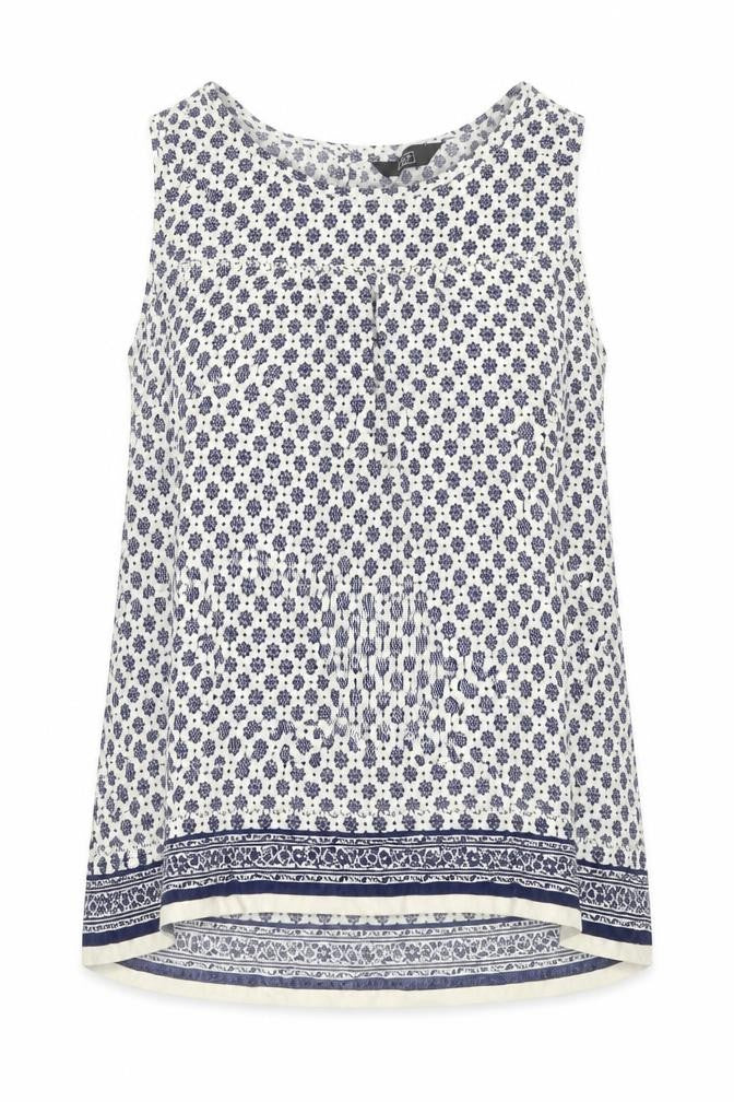 Womens UK Size 8 F&F Blue Basic Blouse