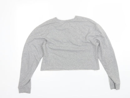 Womens UK Size 6 Miss Selfridge Grey Pullover Jumper