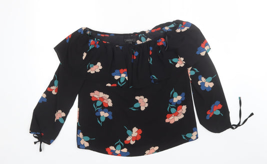 Womens UK Size 6 Atmosphere Black Basic Blouse