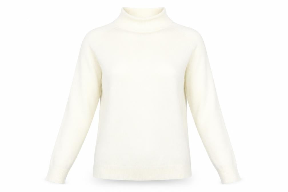 Womens UK Size 12 Atmosphere Ivory Basic T-Shirt