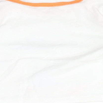 Nutmeg Baby White Animal Print Cotton  Pyjama Top Size 9-12 Months   - TIME FOR BED LITTLE ONE.