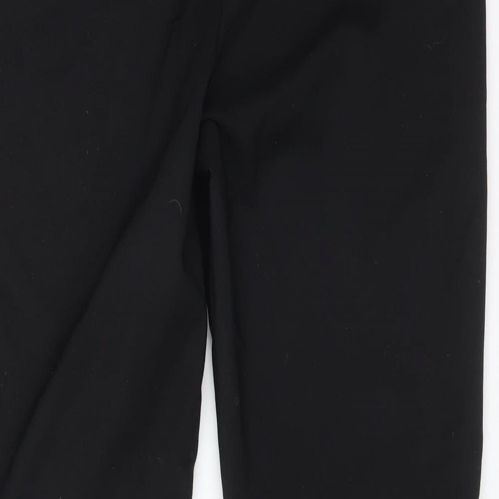 Womens UK Size 12 Papaya Regular Fit Dress Pants Black Trousers