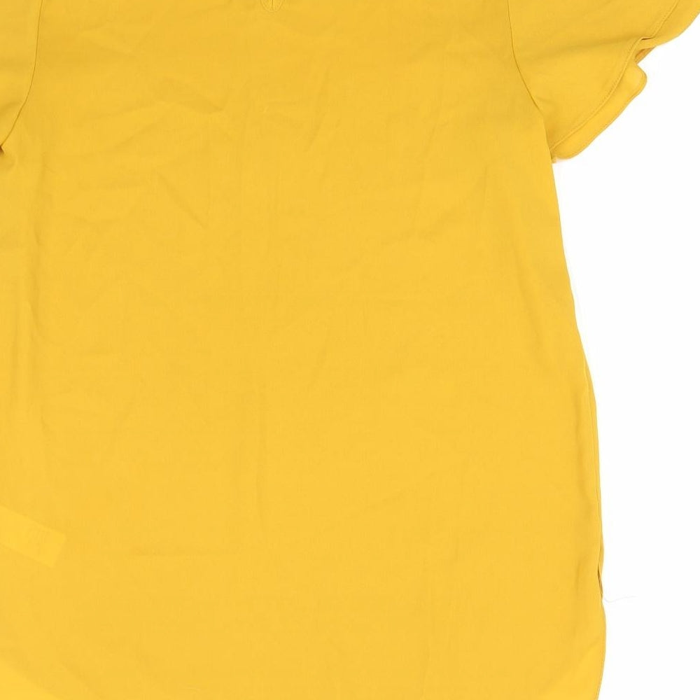 Womens UK Size 8 New Look Orange Basic T-Shirt