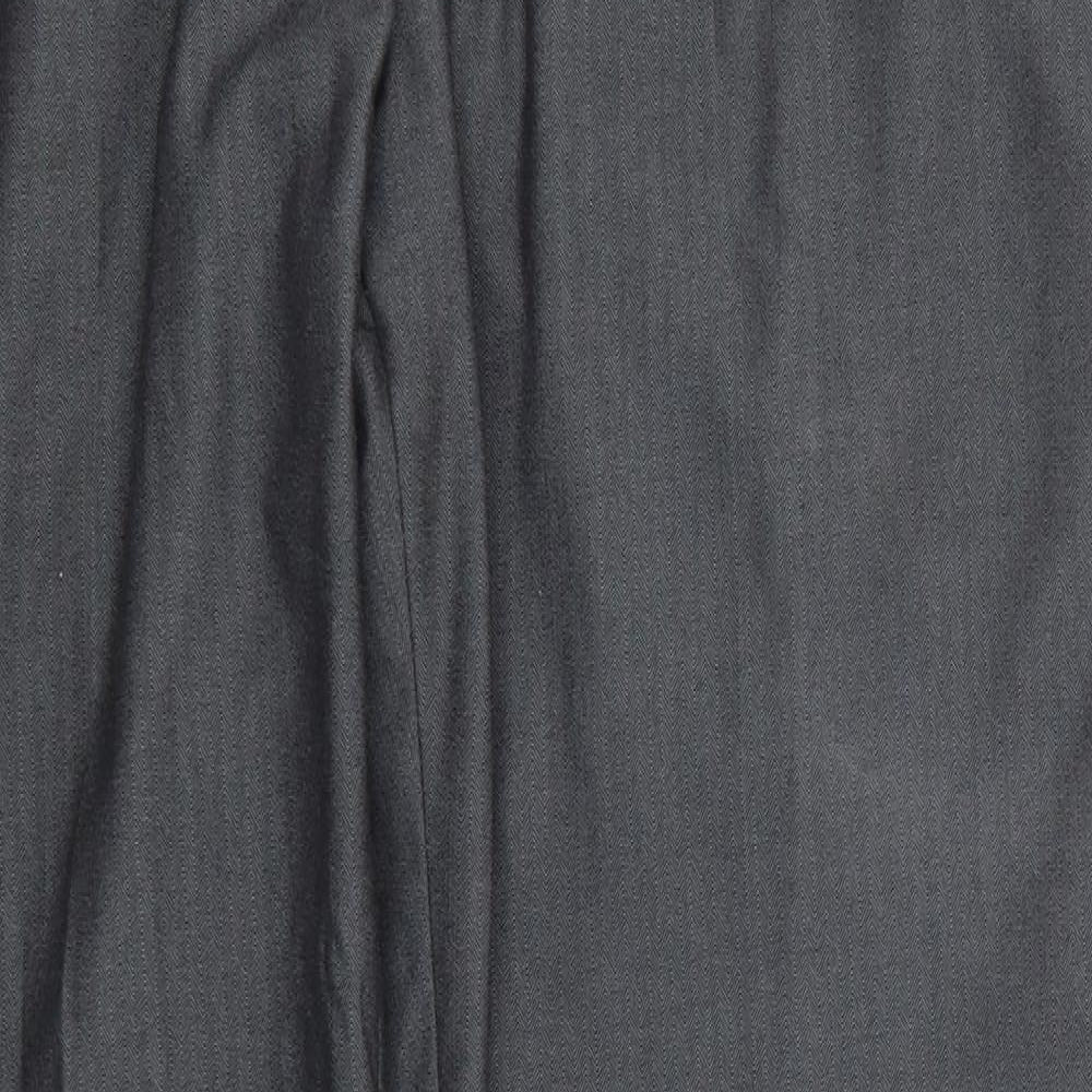 Womens UK Size 34 in Very Regular Fit Dress Pants Grey Trousers