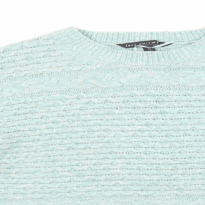 Womens UK Size 12 Bonmarché Grey Pullover Jumper