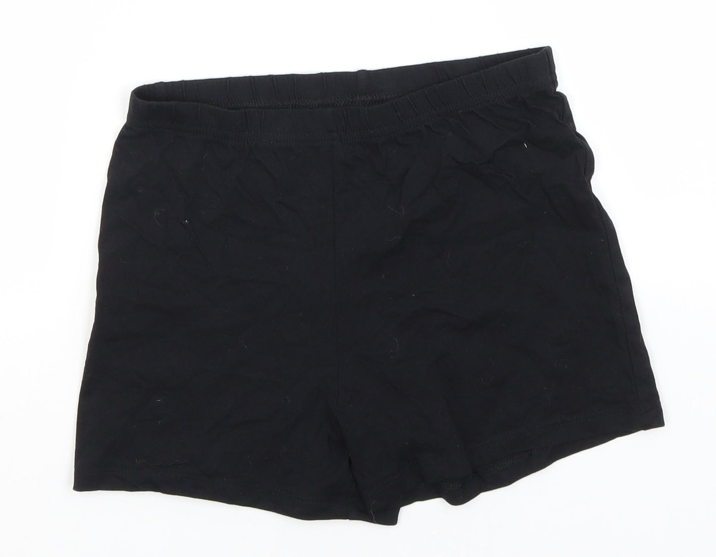 George Boys Black  Cotton Sweat Shorts Size 9-10 Years  Regular
