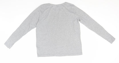 Womens UK Size 10 In the Style Grey Basic T-Shirt