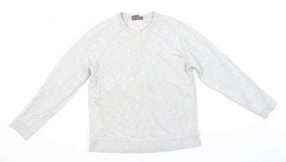 ASOS Mens Grey Round Neck  Polyester Pullover Jumper Size L