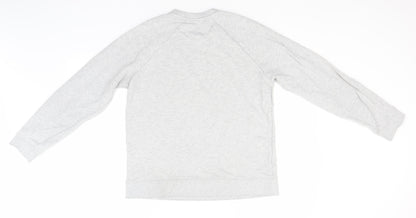 ASOS Mens Grey Round Neck  Polyester Pullover Jumper Size L