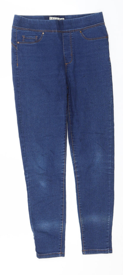 Primark Womens Blue  Cotton Jegging Jeans Size 8 L25 in Regular