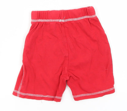 George Baby Red  Cotton Sweatpants Leggings Size 12-18 Months
