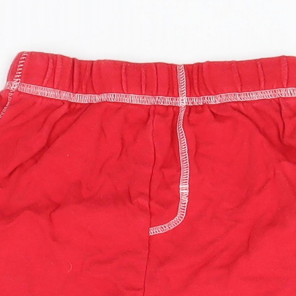 George Baby Red  Cotton Sweatpants Leggings Size 12-18 Months