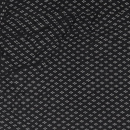 Oasis Womens Black Geometric  Basic Button-Up Size 8 Collared