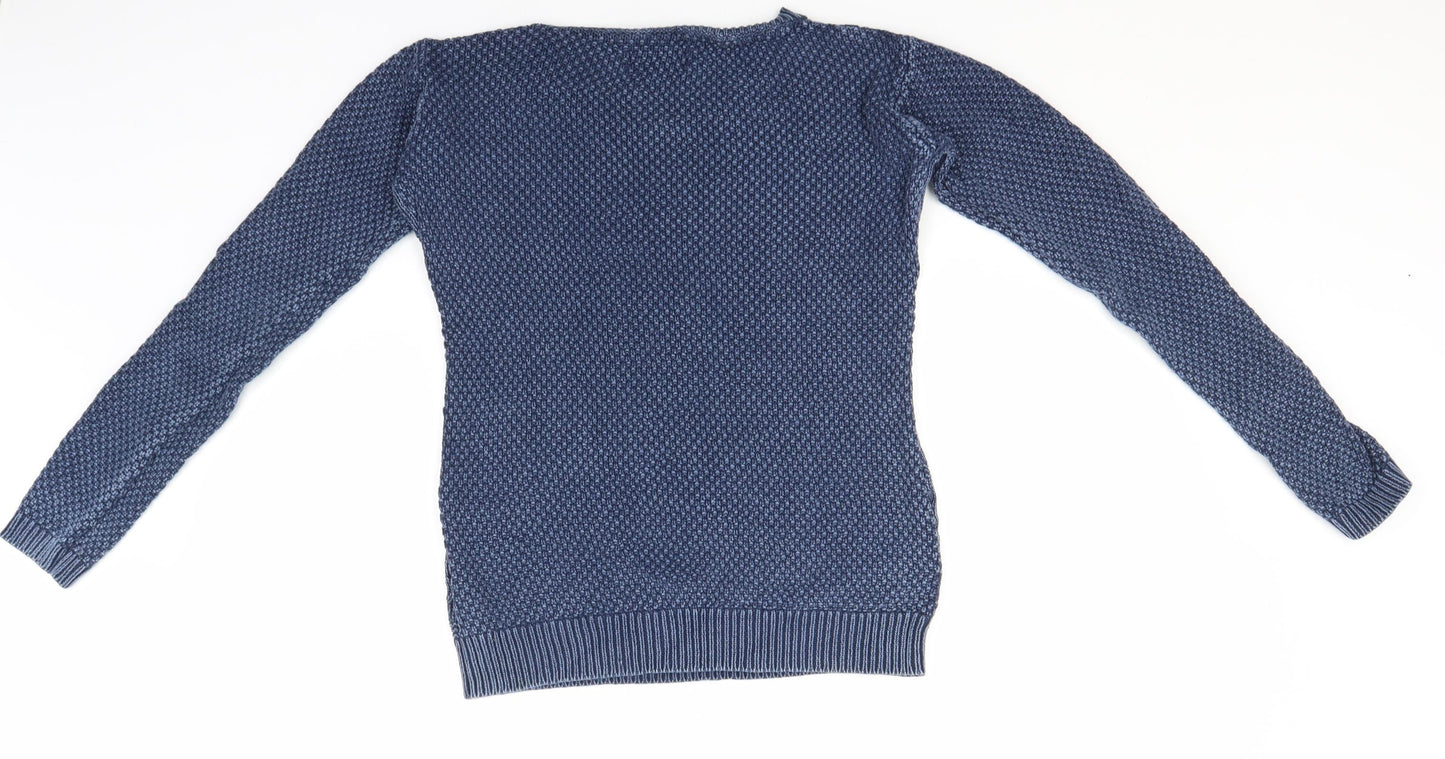 Womens UK Size 6 NEXT Blue Pullover Jumper