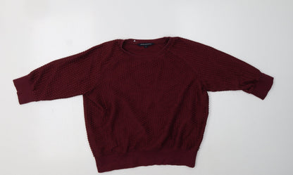 Womens UK Size S French Connection Purple Pullover Sweatshirt