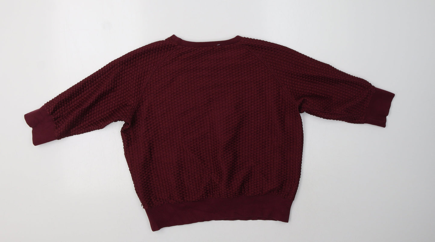Womens UK Size S French Connection Purple Pullover Sweatshirt