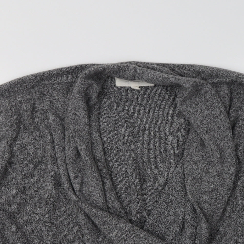 Close-up detail of Next women’s grey polyester top lounge set, size UK 12