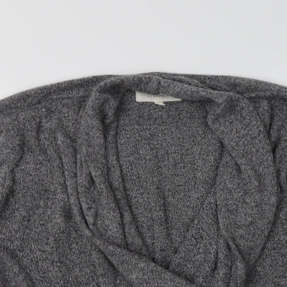 Close-up detail of Next women’s grey polyester top lounge set, size UK 12