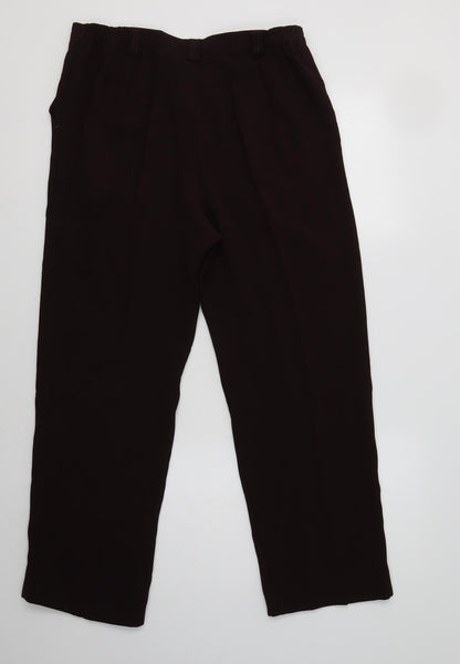 La Maison du Jersey Womens Purple  Polyester Dress Pants Trousers Size 12 L29 in Regular