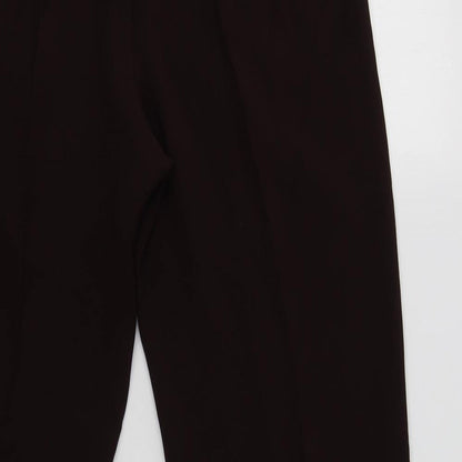 La Maison du Jersey Womens Purple  Polyester Dress Pants Trousers Size 12 L29 in Regular